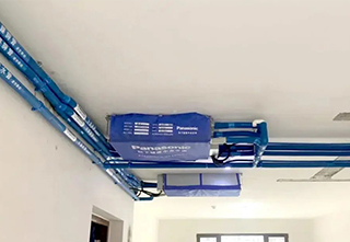 空调风口防尘保护工艺