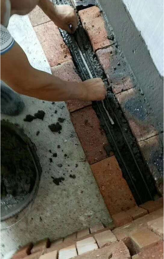 教师公寓1104施工过程工地砌墙施工图4
