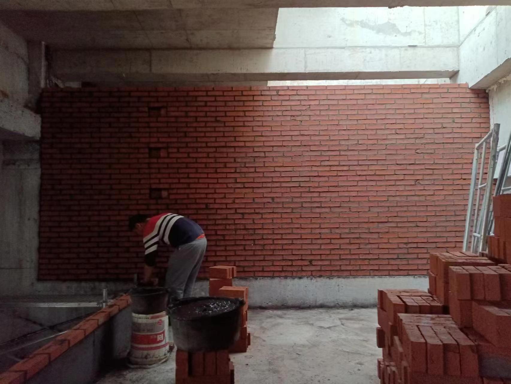 113㎡砌墙施工