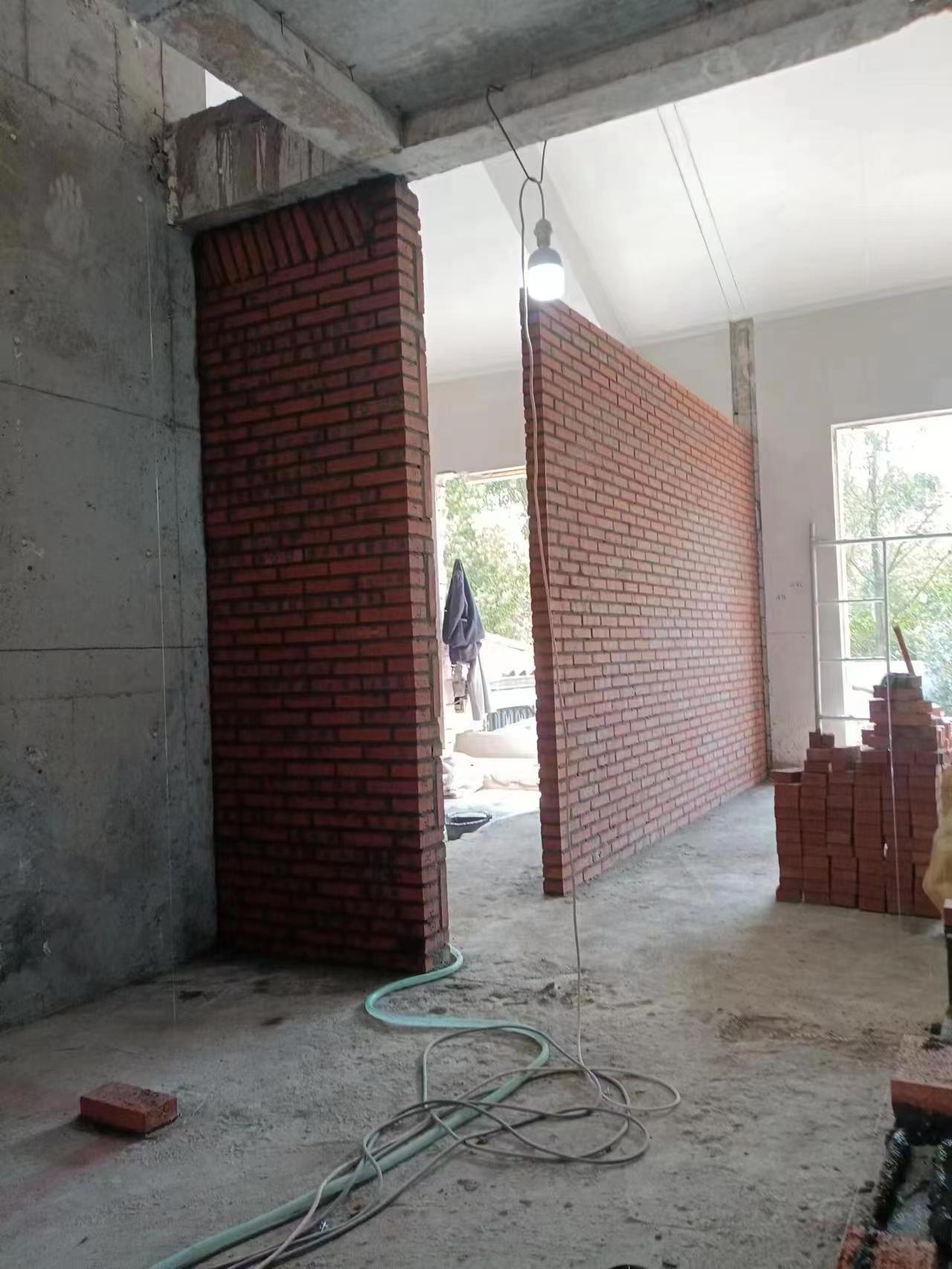 105㎡砌墙施工