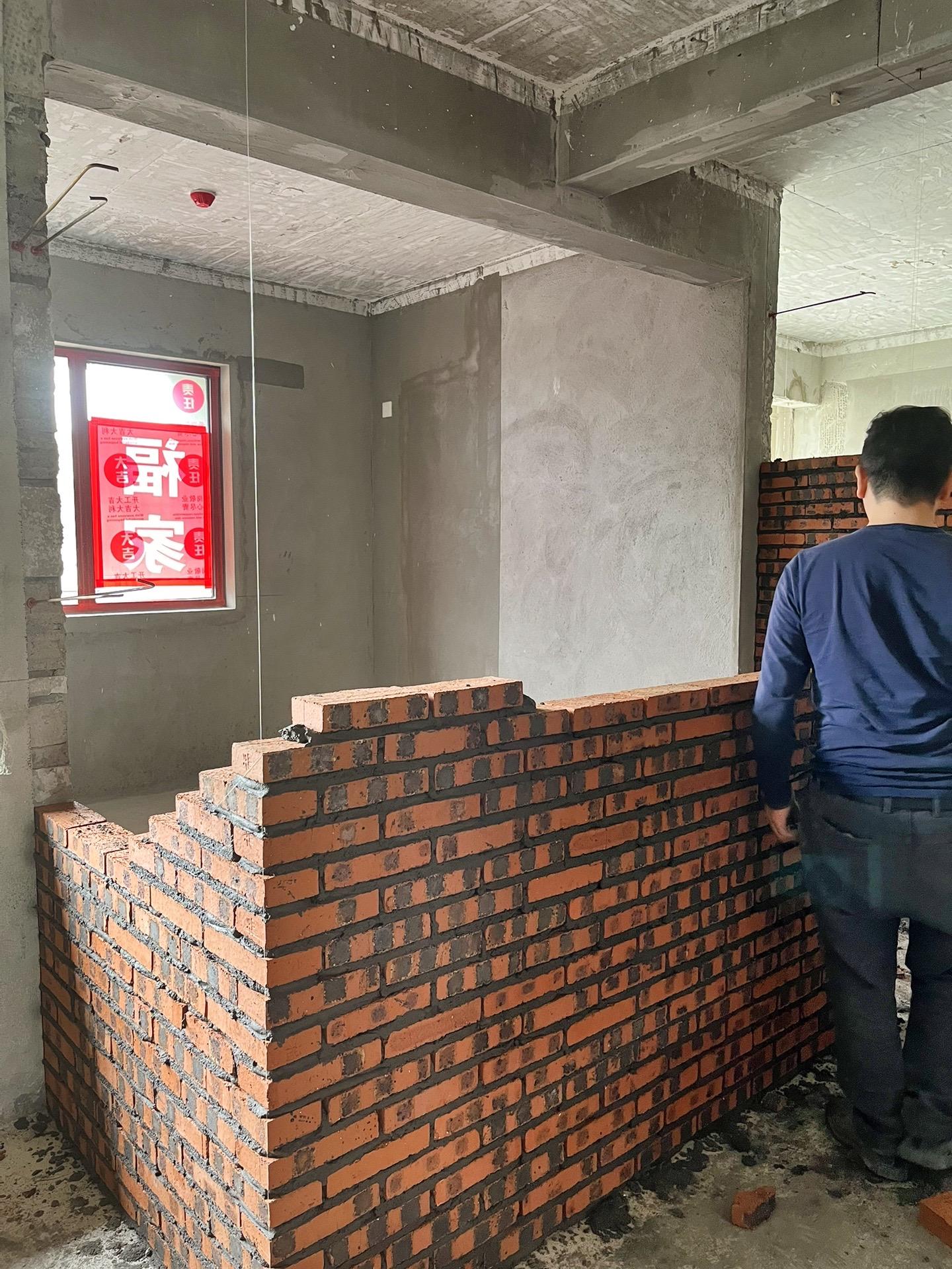 90砌墙施工实拍5