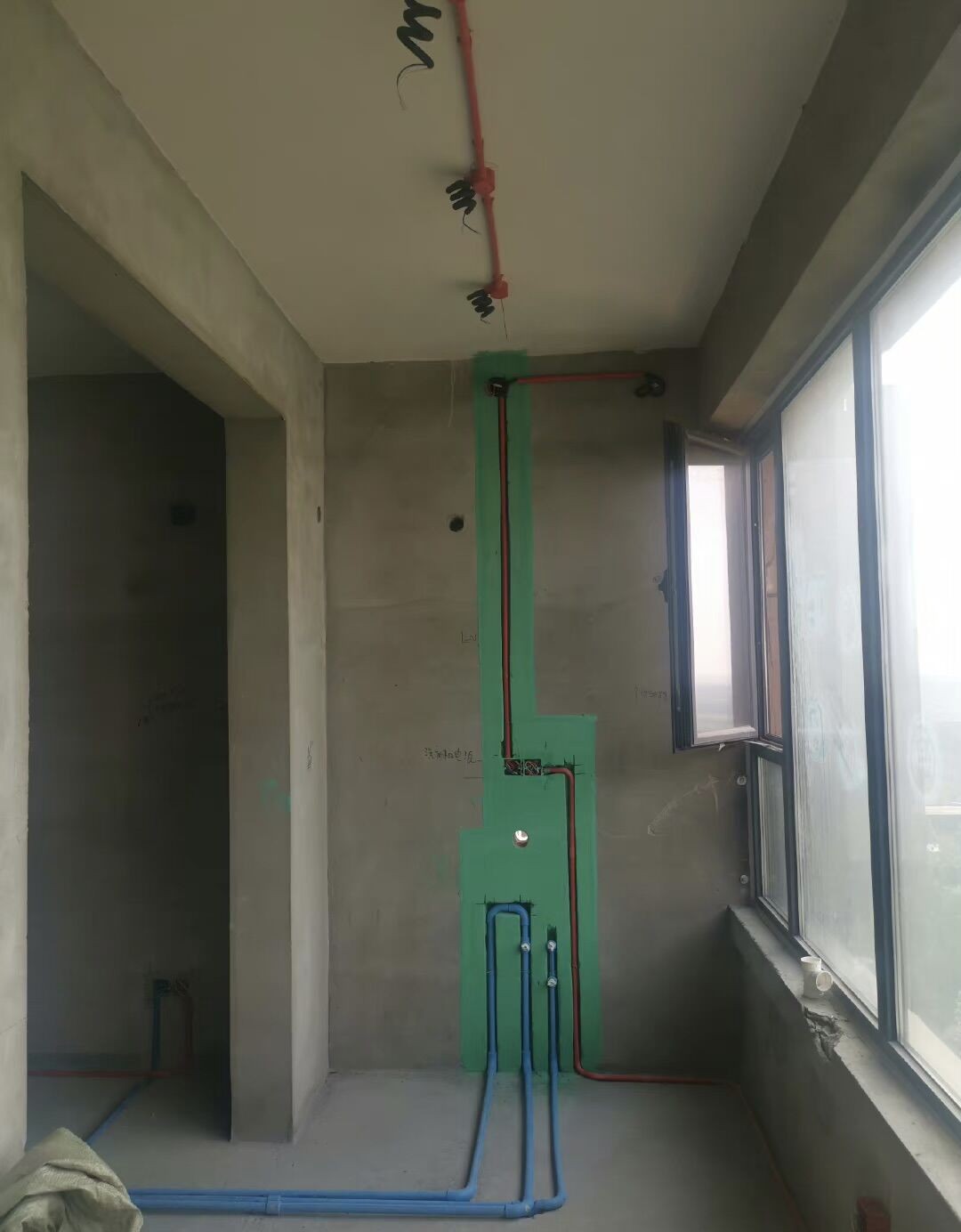 160㎡水电施工现场实拍2