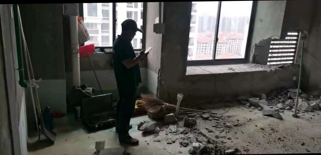 霞镜新城拆除施工图6