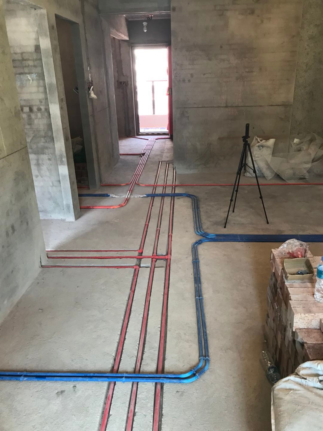 霞镜新城75m²水电施工图6